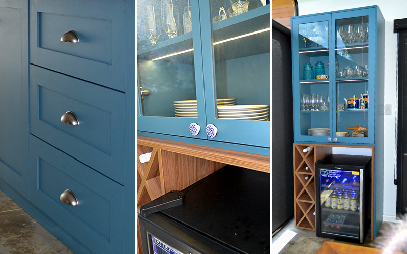 Fotografia ilustrativa de uma cozinha azul - Qual a cor da cozinha dos seus sonhos?