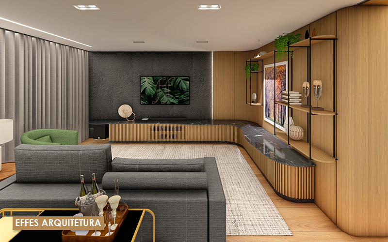Fotografia ilustrativa sala de estar effes arquitetura
